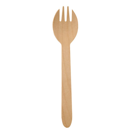 NATURESTAR Einweggöffel aus Holz, 16 cm
