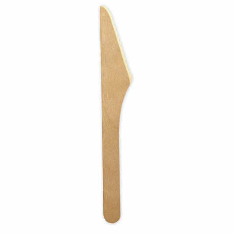 NATURESTAR Einwegmesser aus Holz, wachsbeschichtet, 16 cm