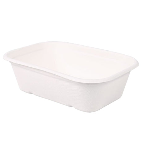 NATURESTAR® Einwegschale Casa, weiß 1 Packung (50 Stück × 650 ml)