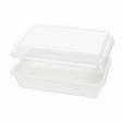 NATURESTAR® Einwegschale Classico, rechteckig 1 Packung (40 Stück × 900 ml), weiß