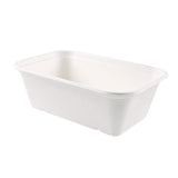 NATURESTAR® Einwegschale Puro, rechteckig 1 Packung (125 Stück × 1300 ml)