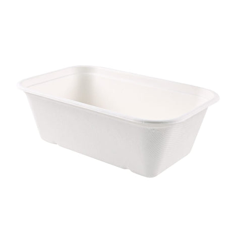 NATURESTAR® Einwegschale Puro, rechteckig 1 Packung (125 Stück × 1300 ml)