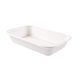 NATURESTAR® Einwegschale Puro, rechteckig 1 Packung (125 Stück × 750 ml)