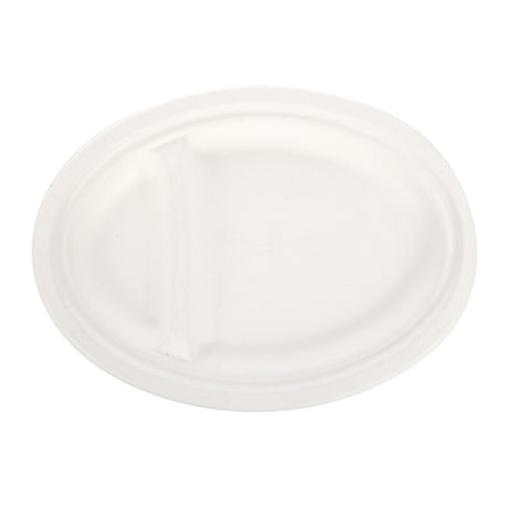 NATURESTAR Einwegteller, oval, 2-geteilt