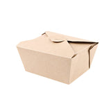 NATURESTAR® Essen to go Box MENU, faltbar 1 Packung (50 Stück), 13 x 10,5 x 6,5 cm