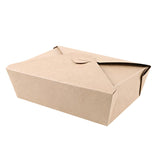 NATURESTAR® Essen to go Box MENU, faltbar 1 Packung (50 Stück), 21,5 x 16,2 x 6,4 cm