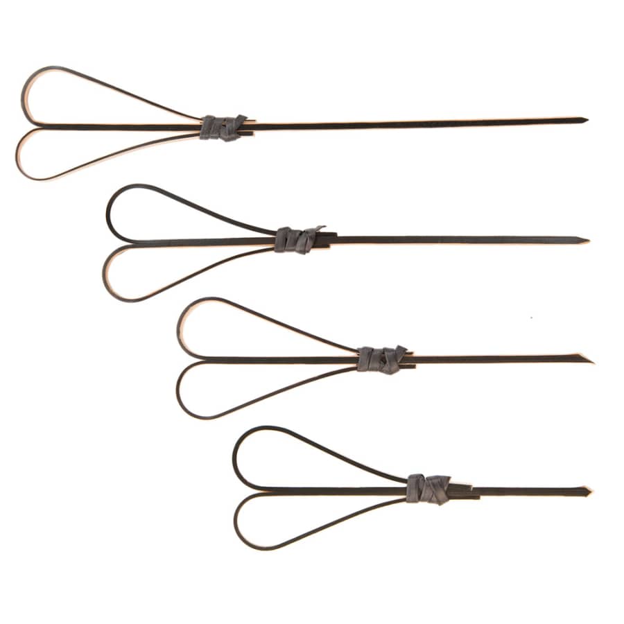 NATURESTAR® Herz Fingerfood Spieße 1 Packung = 100 Stück, 12 cm, schwarz