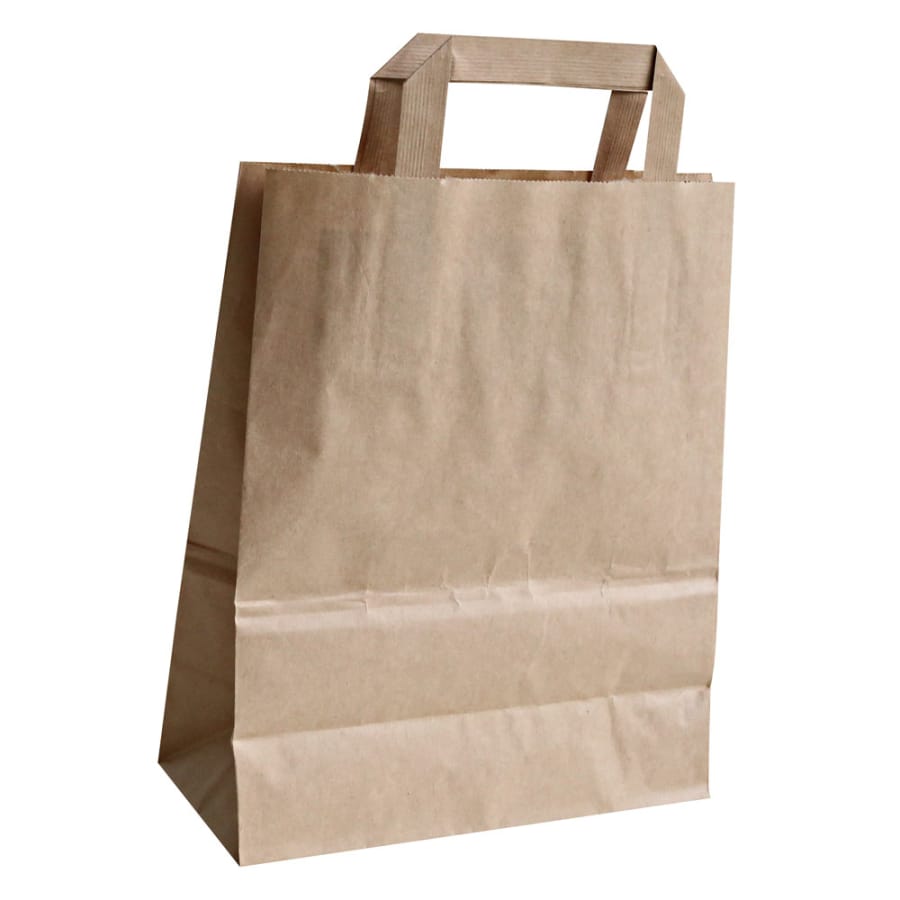 NATURESTAR® Papiertragetasche 1 Karton (250 Stück), 22 × 11 × 28 cm