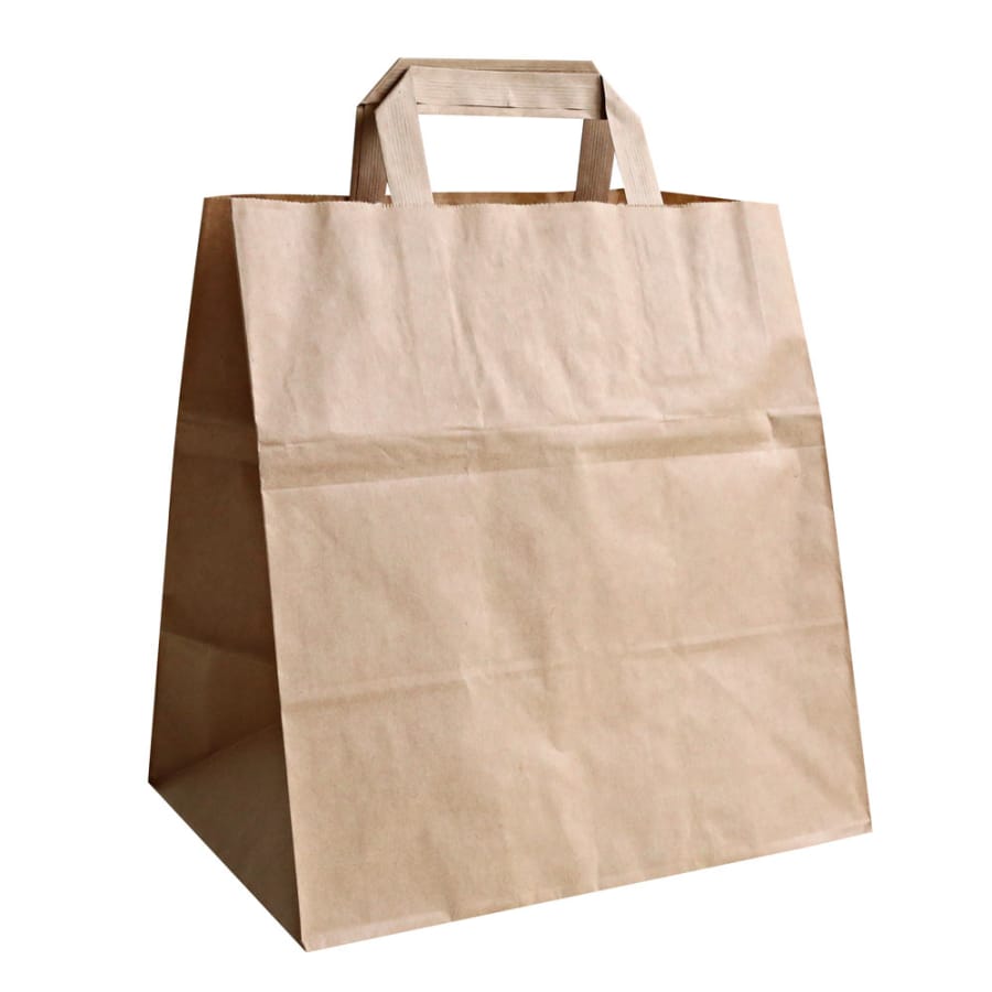 NATURESTAR® Papiertragetasche 1 Karton (250 Stück), 26 × 17 × 25 cm