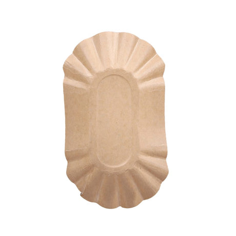 NATURESTAR® Pappschalen, oval 1 Packung (250 Stück), 105 × 175 × 30 mm