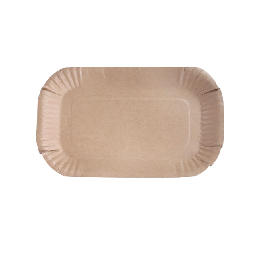NATURESTAR® Pappschalen, rechteckig 1 Packung (100 Stück)