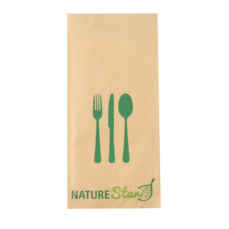 NATURESTAR Picknick Besteck Quad, wachsbeschichtet, 4-teilig