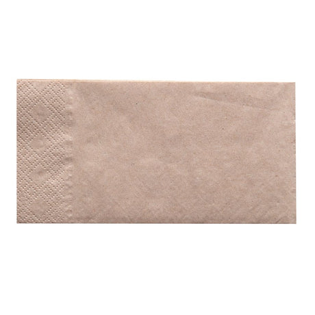 NATURESTAR® Servietten Nature, 2-lagig 1 Karton (8 × 250 Stück), 33 × 33 cm, 1/8 Falz