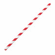 NATURESTAR® Strohhalm aus Papier CLASSIC, rot-weiß