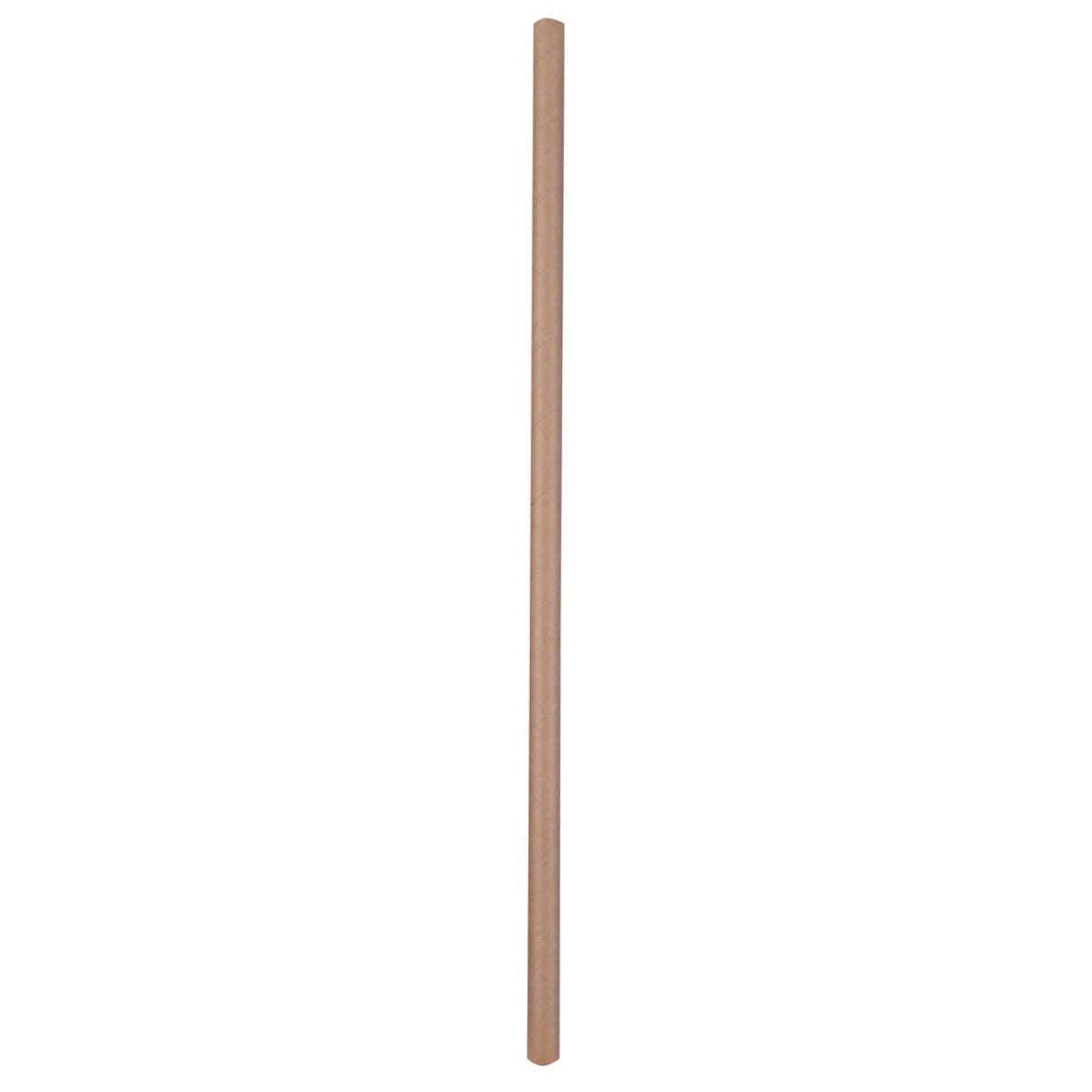 NATURESTAR Strohhalm aus Papier JUMBO, Ø 8 mm 1 Packung (100 Stück), Braun