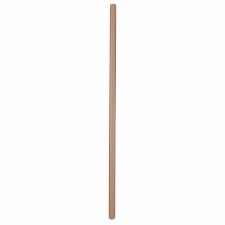 NATURESTAR Strohhalm aus Papier JUMBO, Ø 8 mm 1 Packung (100 Stück), Braun
