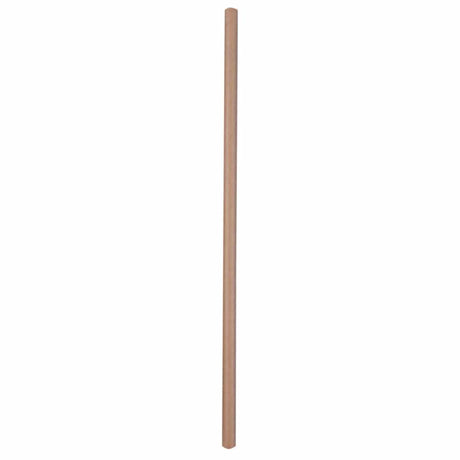 NATURESTAR® Strohhalm aus Papier JUMBO, Ø 8 mm 1 Packung (100 Stück), Braun