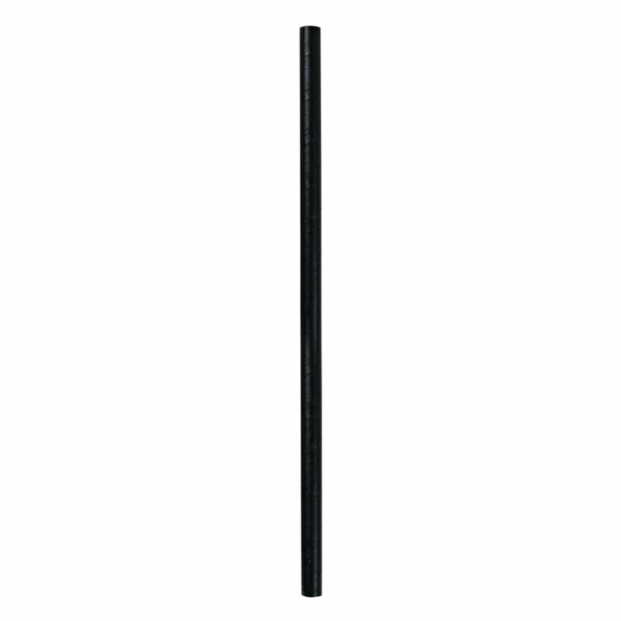 NATURESTAR® Strohhalm aus Papier JUMBO, Ø 8 mm 1 Packung (100 Stück), Schwarz