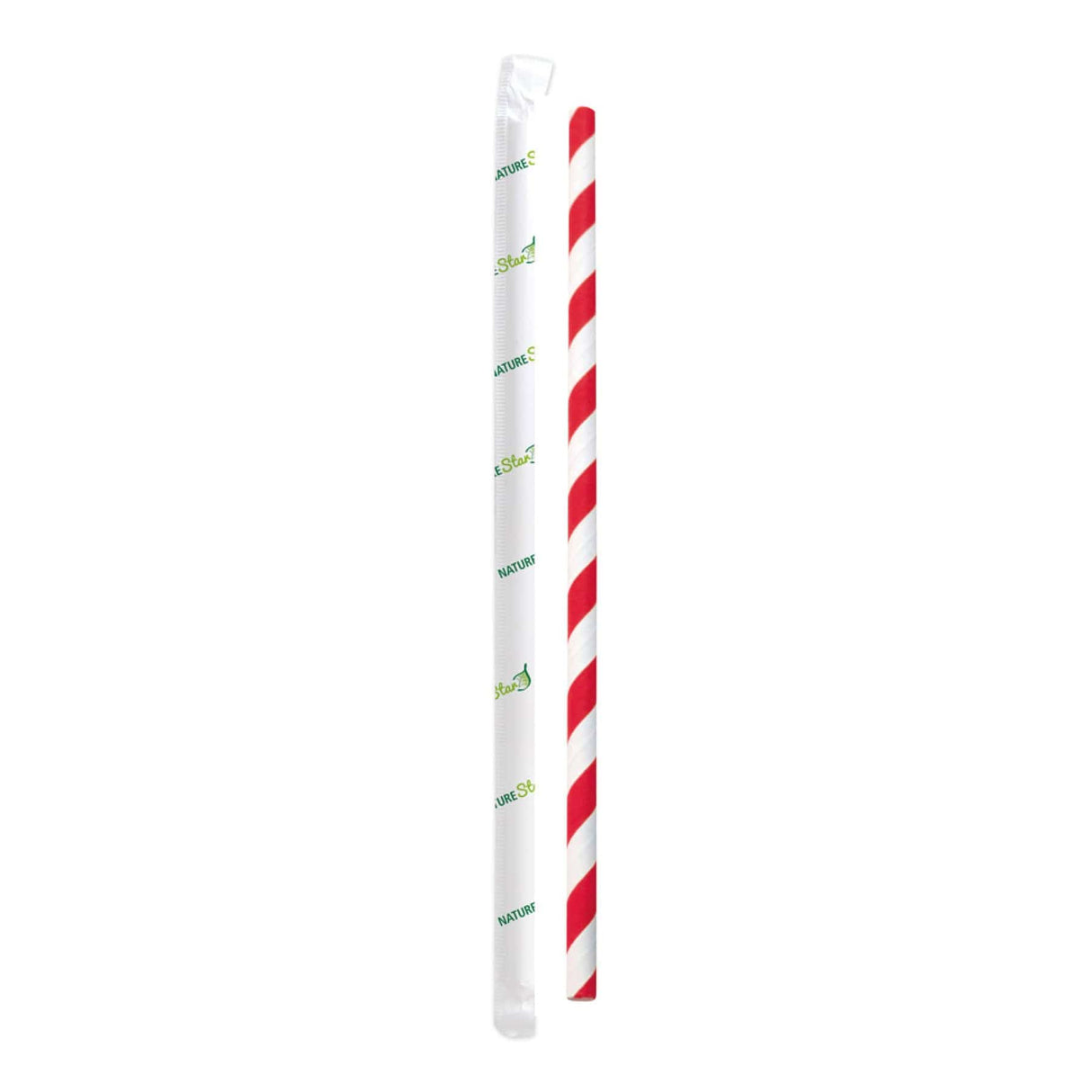 NATURESTAR Strohhalm aus Papier, Ø 6 mm 1 Packung (100 Stück)
