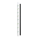NATURESTAR Strohhalm aus Papier, Ø 6 mm 1 Packung (100 Stück), Schwarz
