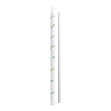 NATURESTAR® Strohhalm aus Papier, Ø 6 mm 1 Packung (100 Stück), Weiß