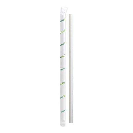 NATURESTAR® Strohhalm aus Papier, Ø 6 mm 1 Packung (100 Stück), Weiß