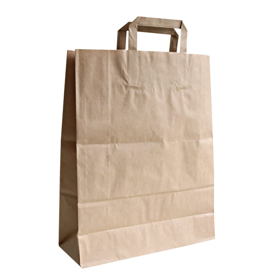 NATURESTAR® Strong Papiertragetasche 1 Bündel (250 Stück), 32 × 12 × 40 cm