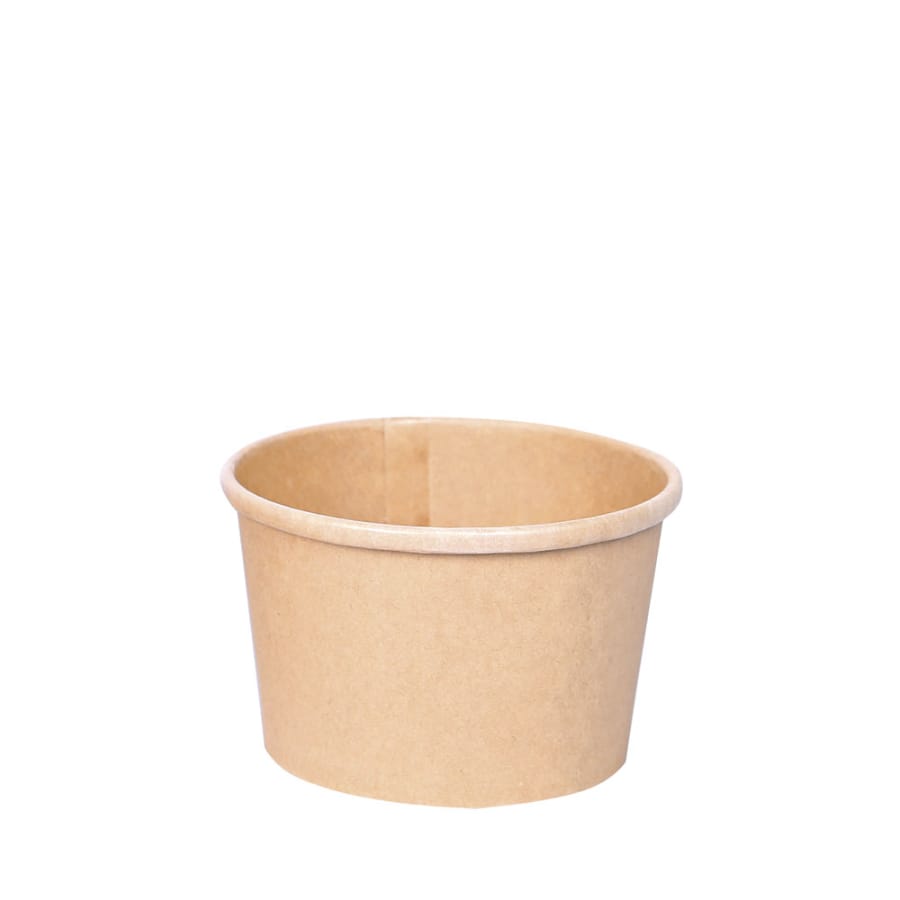 NATURESTAR® Suppenbecher MINESTRONE, aus Kraftpapier 1 Packung (25 Stück × 200 ml)