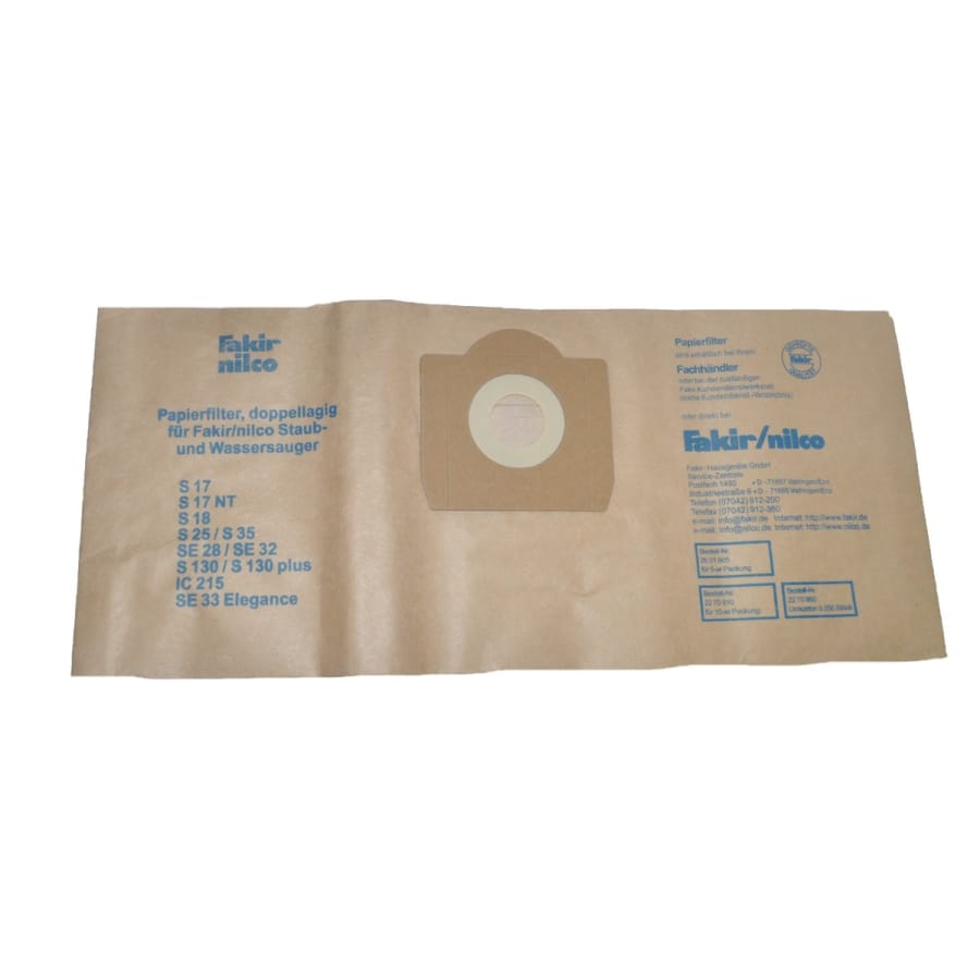 nilco Papierfilter für GS 22, GS 27 und S 26 NT