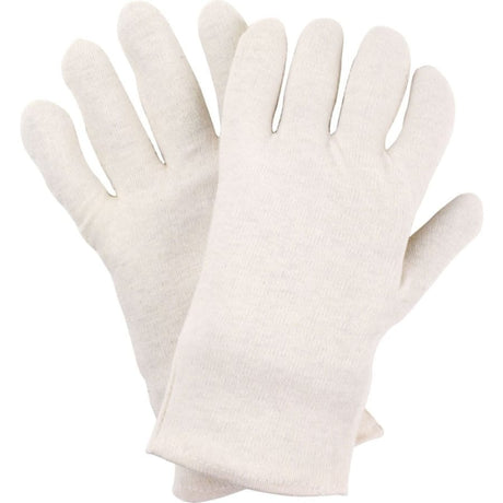 NITRAS Baumwoll-Trikot-Handschuhe, Herrengröße Herrengröße – 1 Paar