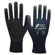 NITRAS FLEXIBLE FIT MF Strickhandschuhe, dunkelblau Größe 6 – 1 Paar