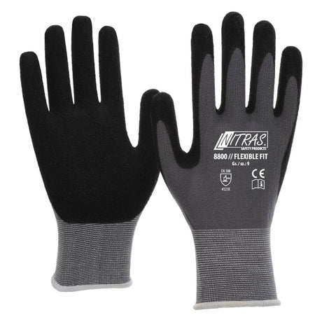 NITRAS Flexible Fit Schutzhandschuh Größe 10 – 1 Packung (12 Paar)