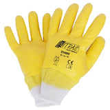 NITRAS Nitril Handschuhe, Schutzhandschuhe, Baumwoll-Trikot 11 – 1 Paar