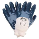 NITRAS Nitrilhandschuhe, teilbeschichtet 11 – 1 Karton (144 Paar)