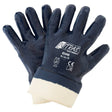NITRAS Nitrilhandschuhe, vollbeschichtet, blau Größe 8 – 1 Paar