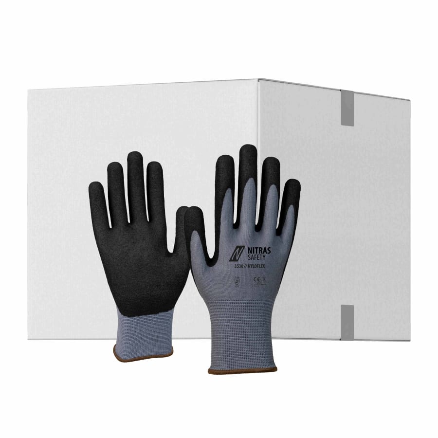 NITRAS Nyloflex Montagehandschuhe 8 – 1 Karton (144 Paar)