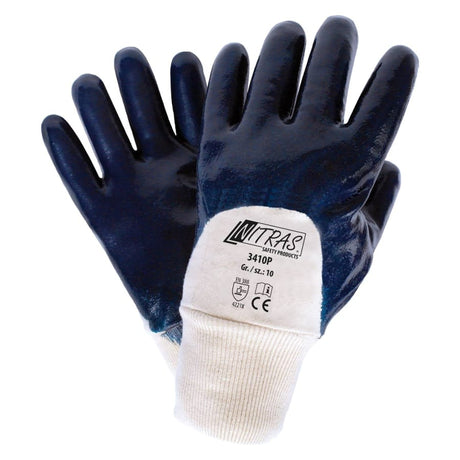 NITRAS PREMIUM-Nitrilhandschuhe, Sanitized® Größe 10 – 1 Packung (12 Paar)