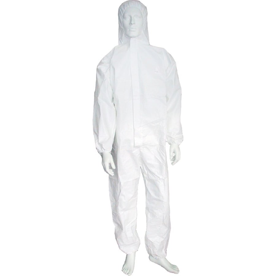 NITRAS® PROTECT Chemikalienschutzanzug Overall, weiß L – 1 Stück