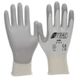 NITRAS Schnittschutzhandschuhe, PU grau Größe XXXL (11) – 1 Packung (10 Paar)