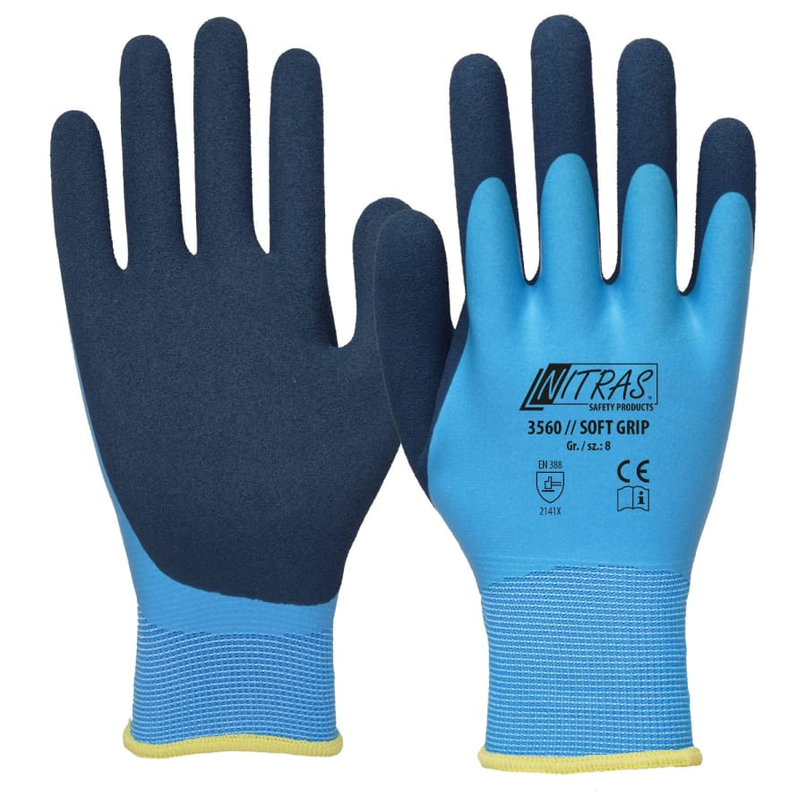 NITRAS SOFT GRIP Nylonhandschuhe 10 – 1 Karton (72 Paare)
