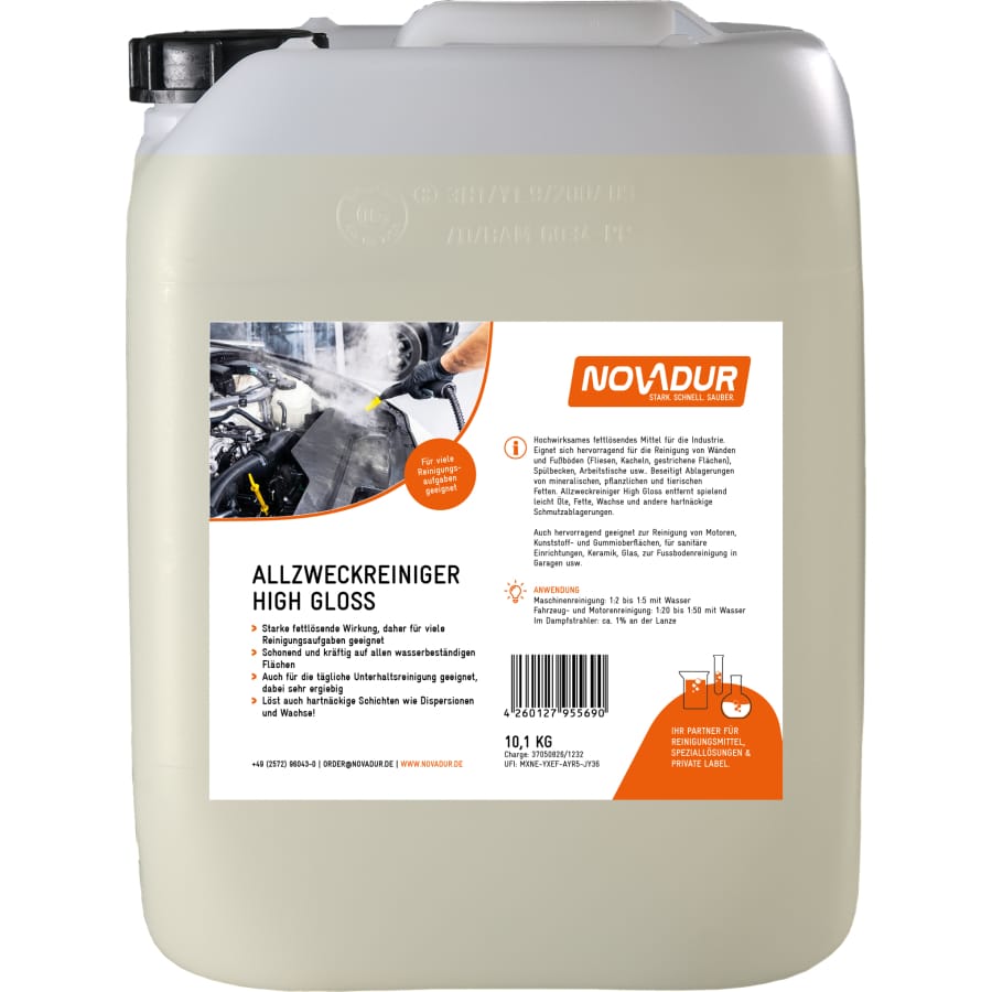 NOVADUR Allzweckreiniger High Gloss 10 l - Kanister