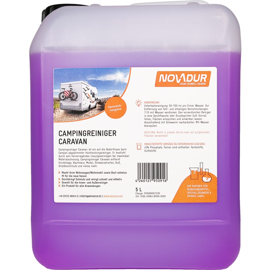 NOVADUR Campingreiniger Caravan 5 l - Kanister