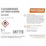 NOVADUR Flächenreiniger auf Basis Alkohol