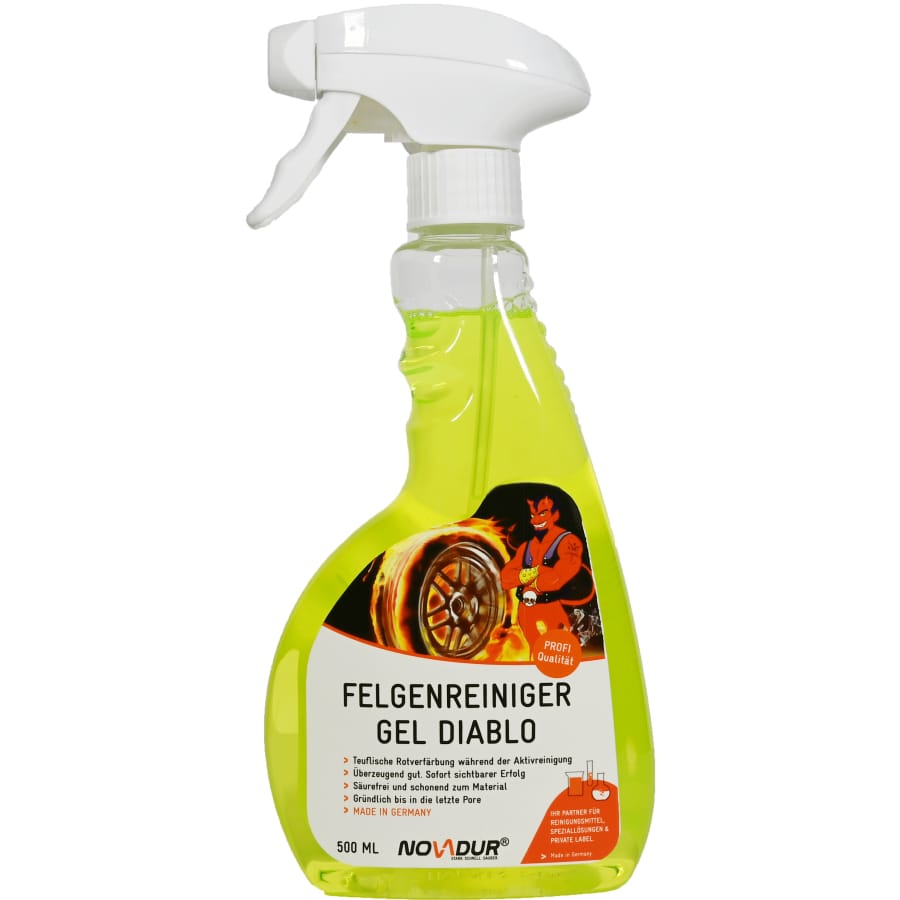 NOVADUR GEL Diablo Felgenreiniger 0,5 Liter - Sprühflasche