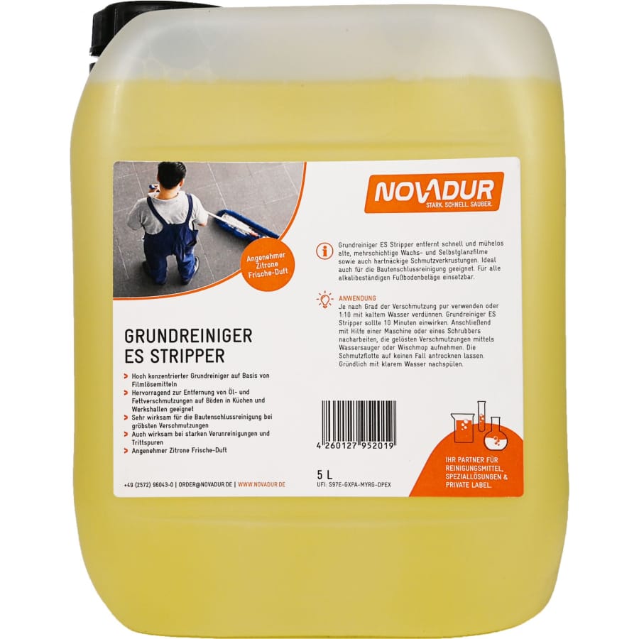 NOVADUR Grundreiniger ES Stripper 5 l - Kanister