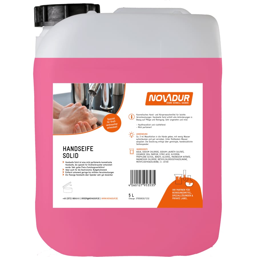 NOVADUR Handseife Solid 5 kg - Kanister