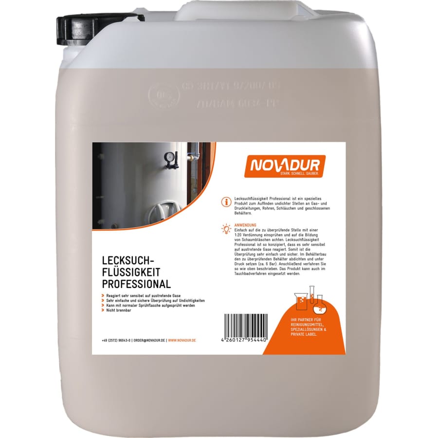 NOVADUR Lecksuchflüssigkeit Professional 10 l - Kanister