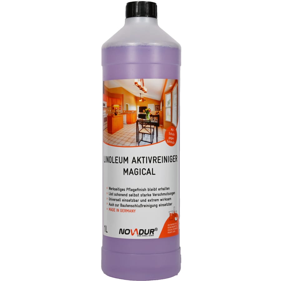 NOVADUR Linoleum Aktivreiniger Magical 1000 ml - Flasche