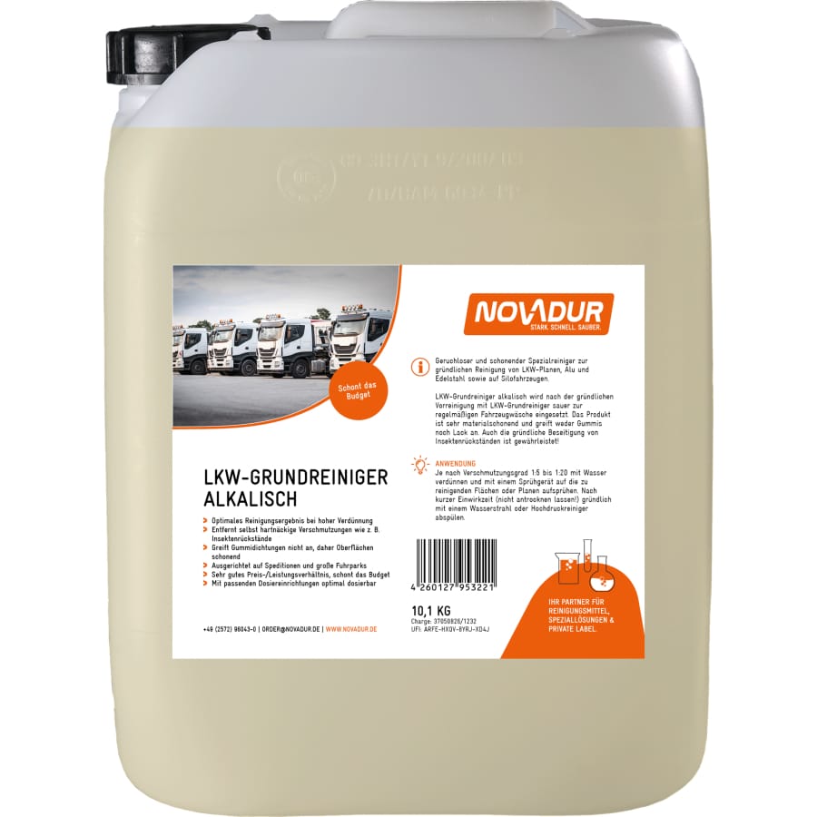 NOVADUR LKW-Grundreiniger Alkalisch 10 l - Kanister
