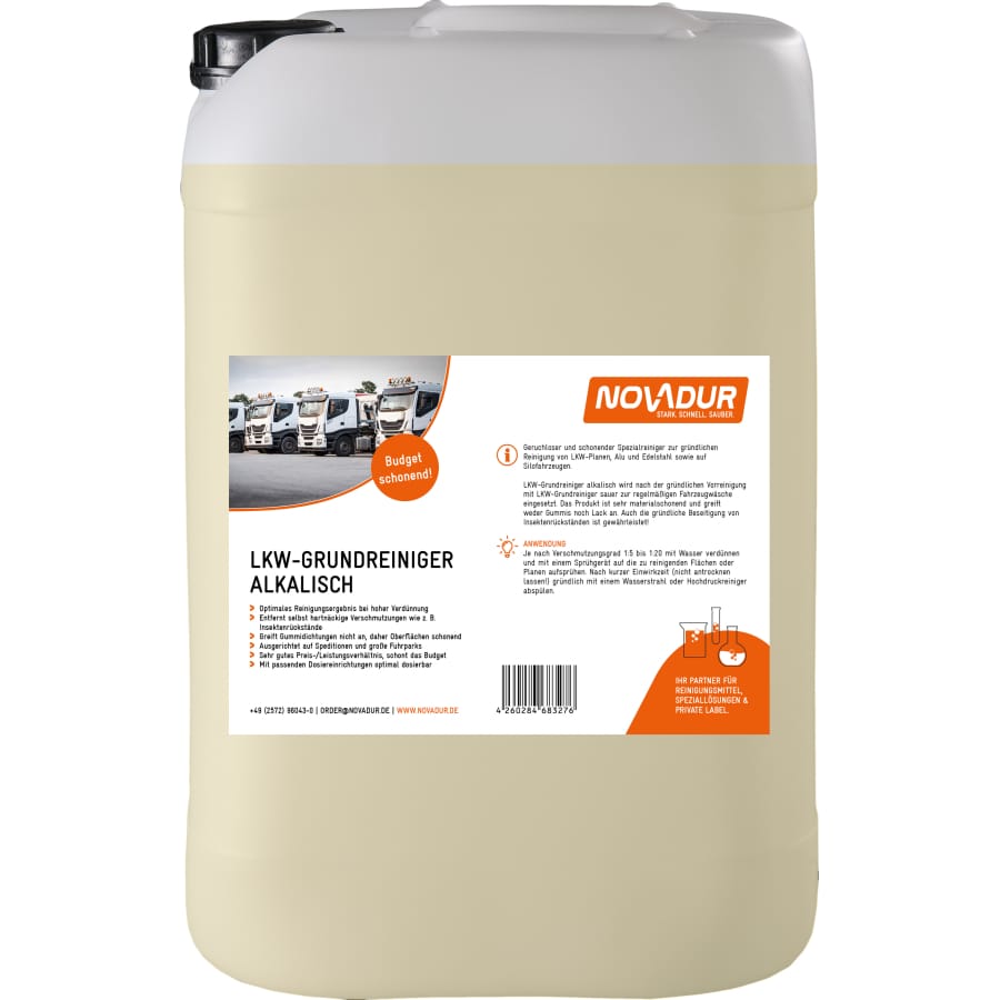 NOVADUR LKW-Grundreiniger Alkalisch 20 Liter - Kanister